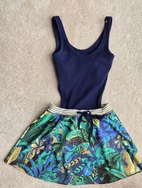 OFFLINE by Aerie Size XSmall Ribbed Cut Out Romper Dress. Built In Shorts & Bra